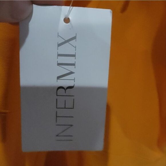 DAVID KOMA ONE-SHOULDER CADY MINI DRESS IN ORANGE sz UK 12 - Picture 5 of 12